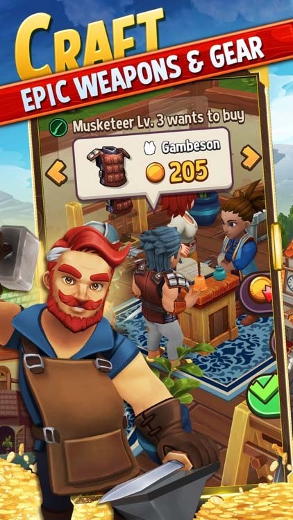 Chế tạo vũ khí và trang bị cho các anh hùng thời Trung Cổ