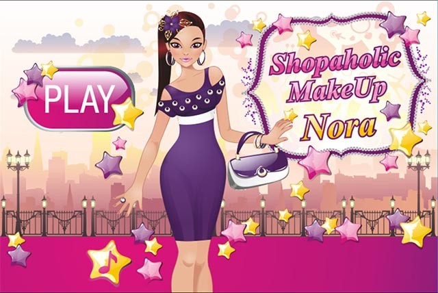 Shopaholic Makeup Nora là game thời trang bạn gái thú vị, miễn phí cho Win 10