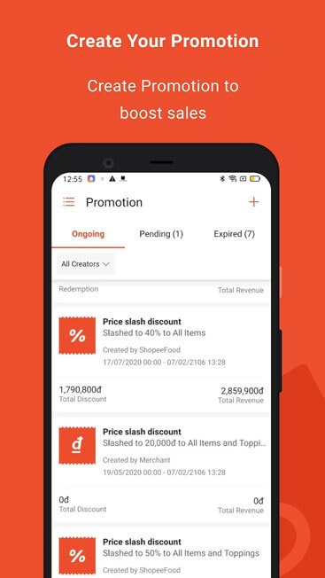 Hỗ trợ tạo chương trình khuyến mãi