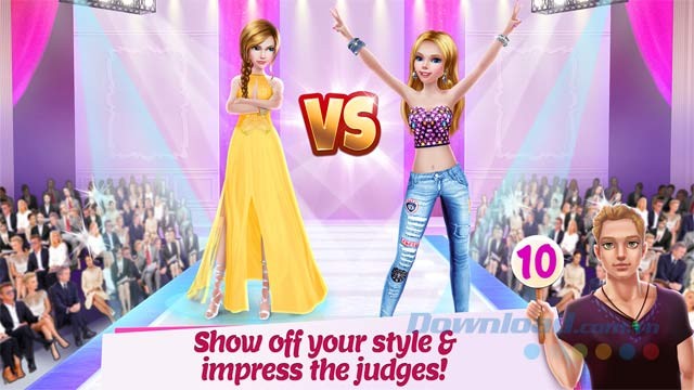 Sải bước trên sàn diễn như người mẫu