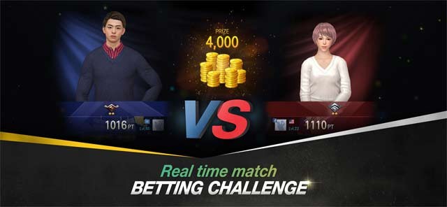 Cược tiền trong các trận đấu thời gian thực thách thức của Shot Online Golf