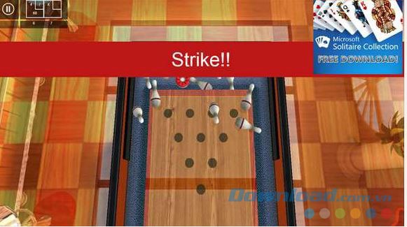 Game ném bowling Shuffle Party