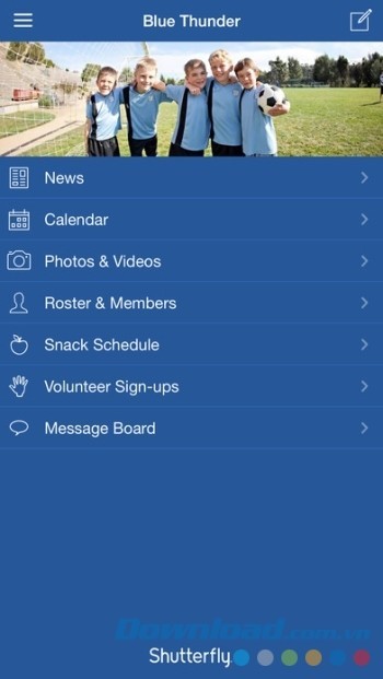 Shutterfly Share Sites cho iOS