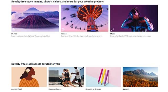 Thư viện của Shutterstock có hơn 300 triệu ảnh thuộc nhiều chủ đề đa dạng