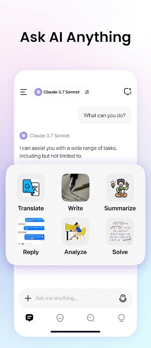 Bạn có thể hỏi mọi thứ mình quan tâm