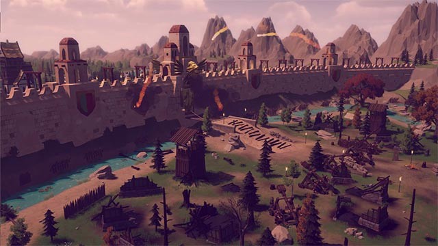 Tạo ra hàng phòng thủ vững chắc với bẫy, tháp canh, tháp pháo... và hơn thế