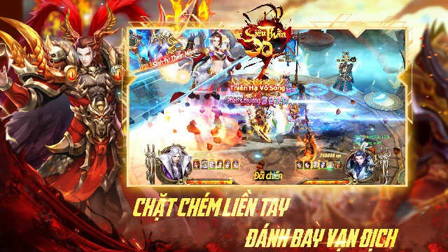 Chặt chém liền tay, đánh bay vạn địch