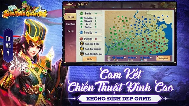 Game Siêu Thần Quân Sư miễn phí cho di động