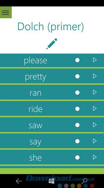 Danh mục từ Dolch Sight Words