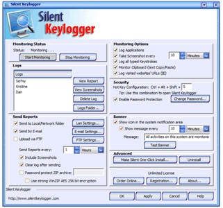 Silent Keylogger