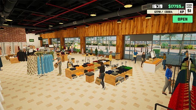 Phát triển đế chế thời trang trong siMarket Cloth Store Sim