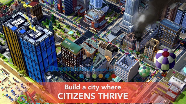 SimCity BuildIt trên Android sở hữu lối chơi hấp dẫn