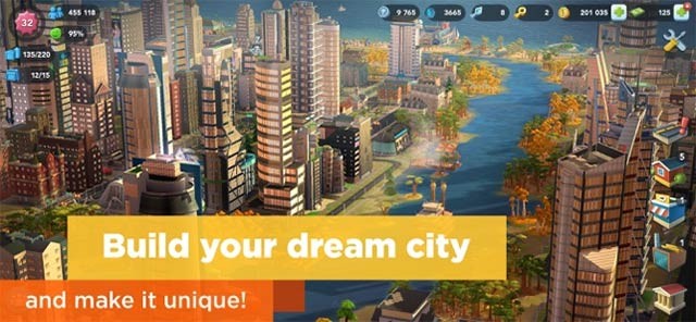 Xây dựng 1 thành phố thể hiện cá tính, phong cách của chính bạn trong Sim City Build It