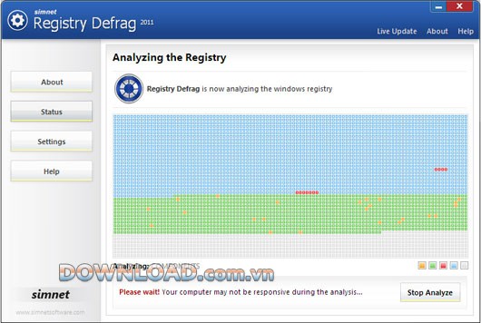 Simnet Registry Defrag