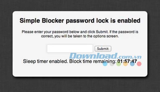 Chặn bằng mật khẩu