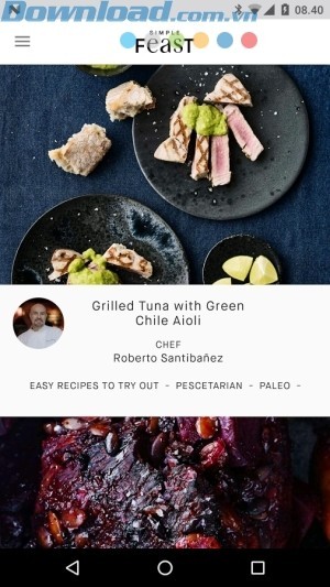 Sổ tay món ngon dễ làm trên Android