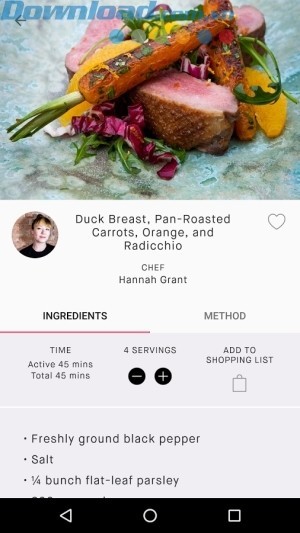 Công thức nấu ăn chi tiết