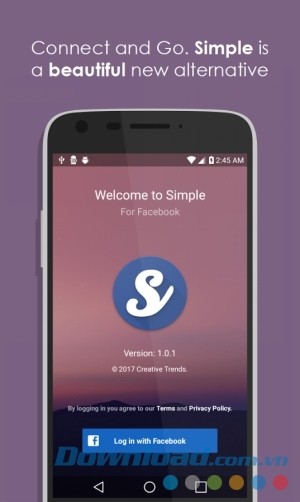 Simple for Facebook Pro cho Android kết nối mạng xã hội