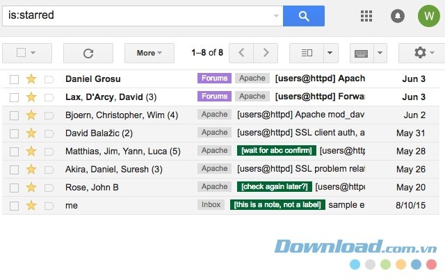 Chỉnh sửa tiêu đề của email trong tiện ích mở rộng miễn phí Simple Gmail Notes cho Google Chrome và Firefox
