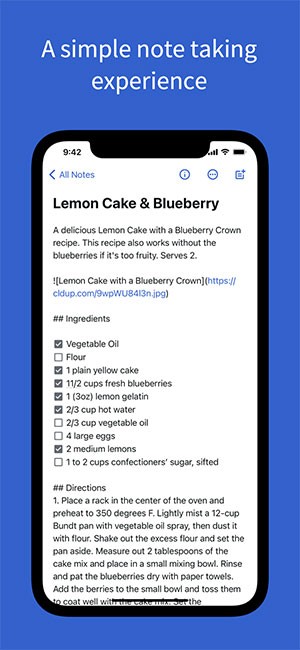 Simplenote for iOS là app ghi chú đơn giản nhưng hiệu quả