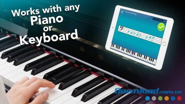 Chơi bằng bàn phím hoặc piano