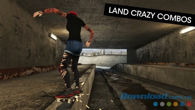 Thực hiện các pha combo mạo hiểm và dideu luyện