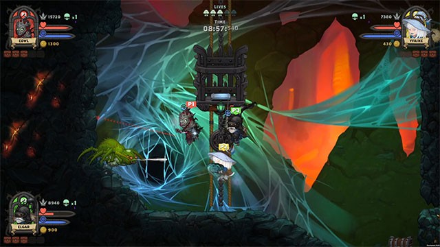 Đối phó với hàng loạt kẻ thù, mini-boss và boss khủng trong game Skeleton Crew