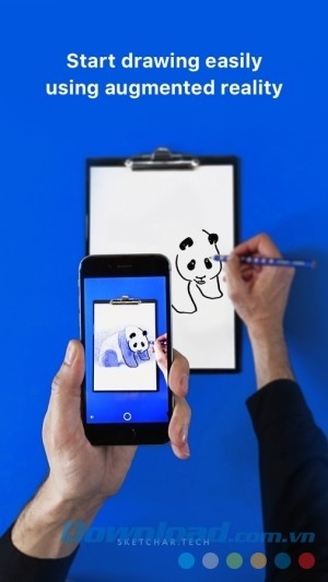 Ứng dụng vẽ tranh SketchAR cho Android