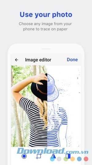 SketchAR cho Android sử dụng hình ảnh cá nhân
