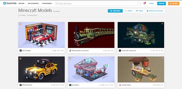 Mua, bán và tìm nội dung 3D trực tuyến một cách dễ dàng