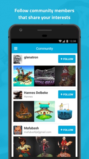 Xem tác phẩm của những người khác chia sẻ