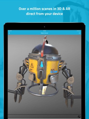 Sketchfab có tới hơn 1 triệu mô hình 3D, AR tuyệt đẹp