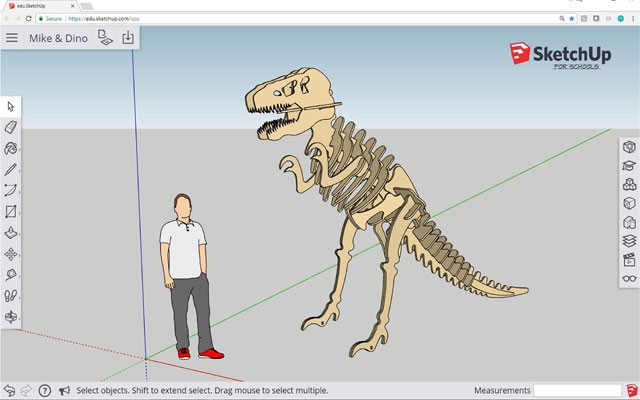 Dựng mô hình 3D, thiết kế đồ họa 3D với SketchUp for Schools