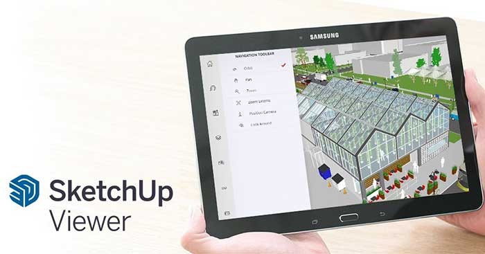 SketchUp Viewer là một ứng dụng hữu ích cho dân thiết kế