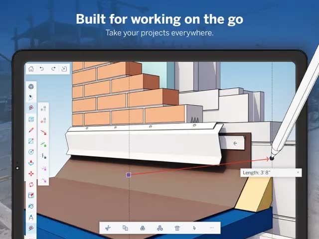 Chỉnh sửa bản vẽ linh hoạt khi đang di chuyển