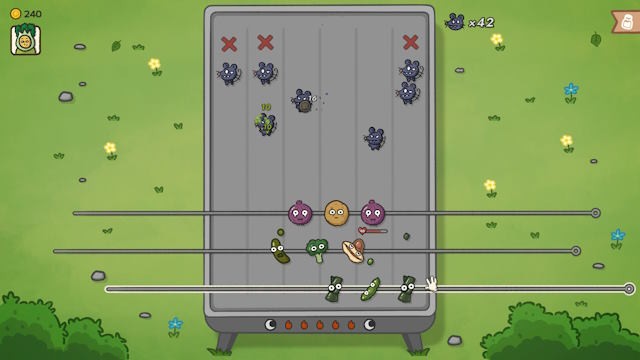 Kéo, thả và xem những xiên thịt tham gia trận chiến