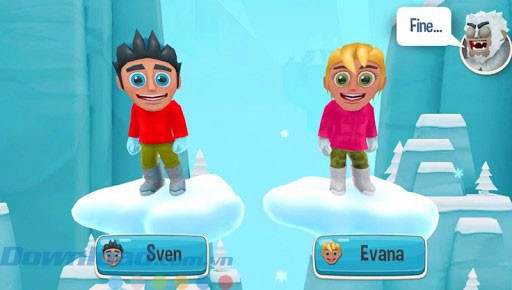 Lựa chọn 1 trong 2 nhân vật