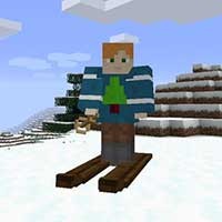 Skiing Mod Minecraft: Trải nghiệm trượt tuyết thú vị