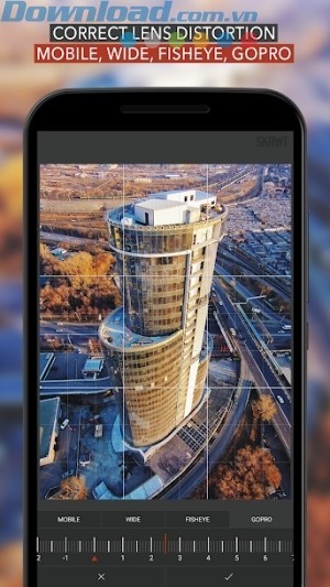 Điều chỉnh lens