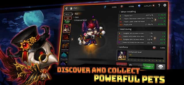 Khám phá và thu thập những con pet để chúng hỗ trợ bạn trong trận chiến