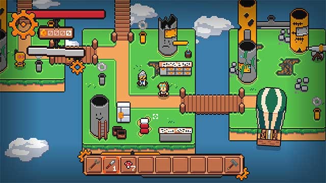 Kết hợp các vật phẩm để tạo ra những món vũ khí và vật phẩm độc đáo