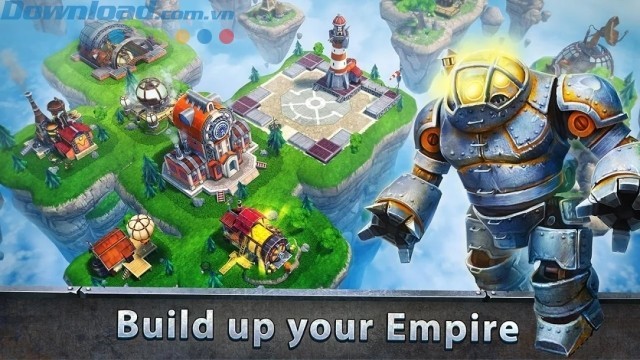 Xây dựng đế chế của bạn trên một hòn đảo nổi