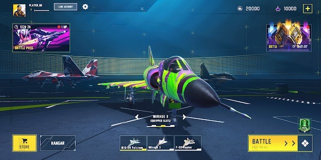 Tùy chỉnh và trang bị cho chiến đấu cơ của bạn thêm mạnh mẽ