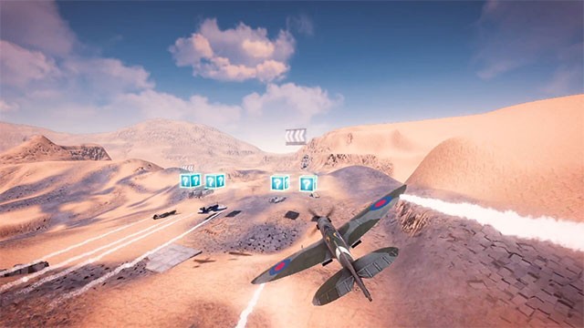 Sky Combat: WWII Warplane Races là game đua máy bay kết hợp không chiến khốc liệt
