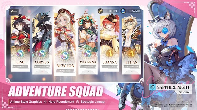 Triệu hồi một đội nhà thám hiểu phiêu lưu cùng bạn trong game Sky Fortress: Odyssey