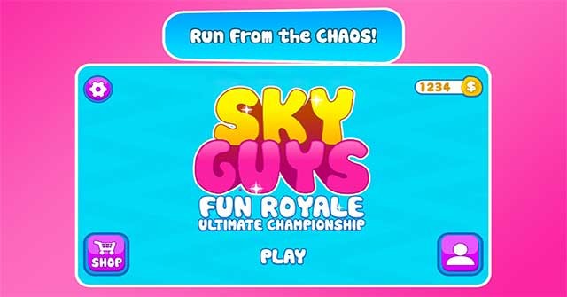 Sky Guys là game phiêu lưu hành động vui nhộn giống Fall Guys