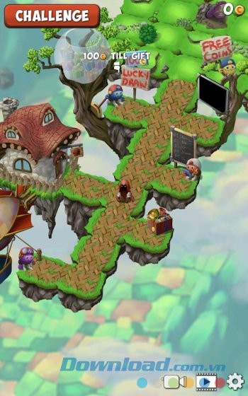 Giao diện game Sky Hop Saga