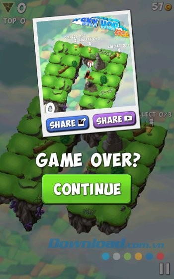 Gam phiêu lưu thú vị Sky Hop Saga