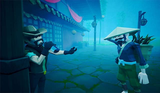 Tương tác với những người dân làng và giúp họ xây dựng lại cuộc sống mới trong Sky Traveler game