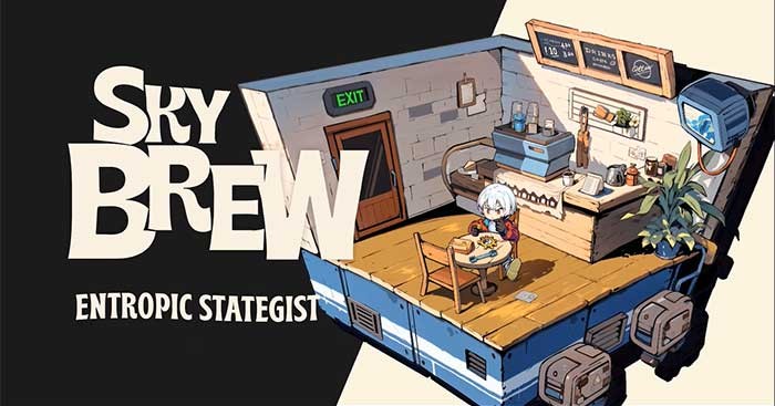 SkyBrew: Entropic Strategist là game xây dựng và quản lý quán cà phê bay